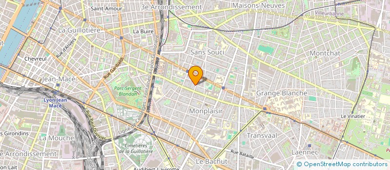 localisation de l'entreprise MONSIEUR LENY METZGER  LYON