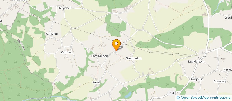 localisation de l'entreprise MONSIEUR LENY RABET  CHATELAUDREN-PLOUAGAT