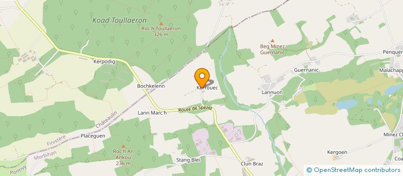 localisation de l'entreprise MONSIEUR LENY STEPHANT  GOURIN