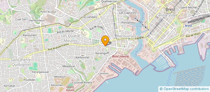 localisation de l'entreprise MONSIEUR LENYN PEREZ à BREST