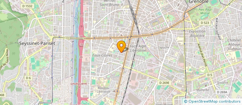 localisation de l'entreprise MONSIEUR LEO ACHARD à GRENOBLE