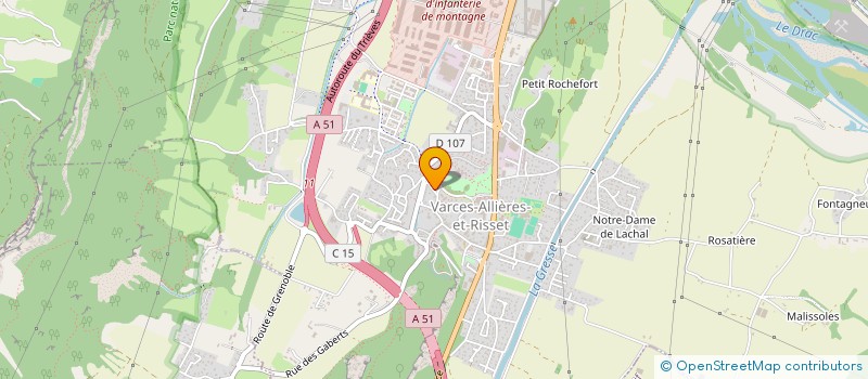 localisation de l'entreprise MONSIEUR LEO ALIX  VARCES-ALLIERES-ET-RISSET