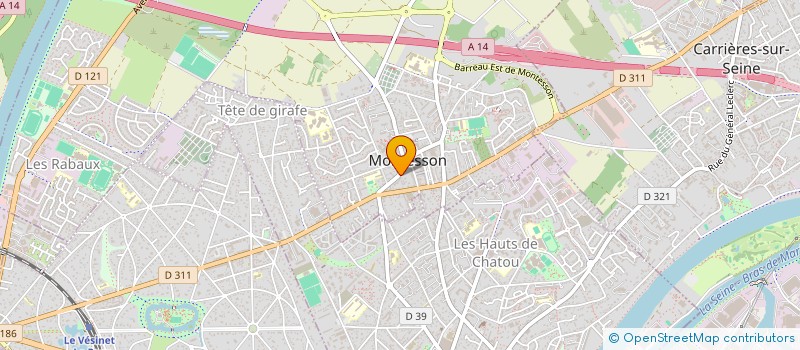 localisation de l'entreprise MONSIEUR LEO AREZKI à MONTESSON