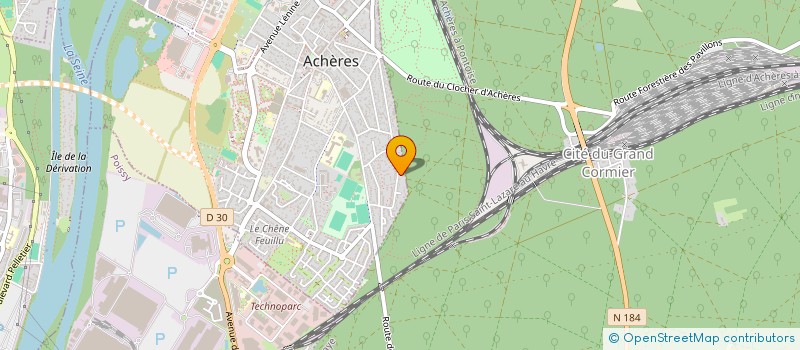 localisation de l'entreprise MONSIEUR LEO ASCHI à ACHERES