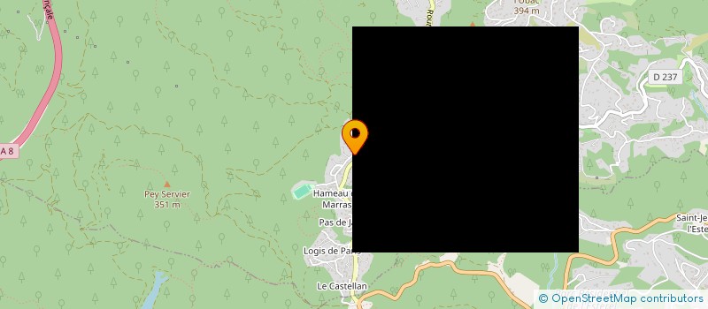 localisation de l'entreprise MONSIEUR LEO AUBERT  LES ADRETS-DE-L'ESTEREL