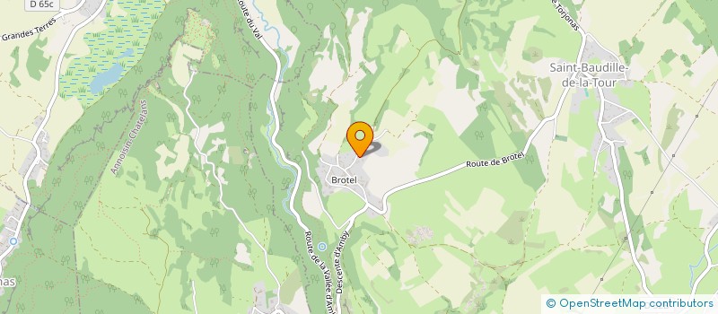 localisation de l'entreprise MONSIEUR LEO AUVRAY  SAINT-BAUDILLE-DE-LA-TOUR