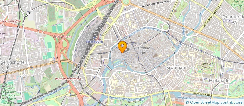 localisation de l'entreprise MONSIEUR LEO BACH à STRASBOURG