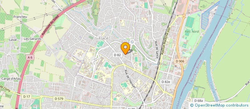 localisation de l'entreprise MONSIEUR LEO BADIN  MACON