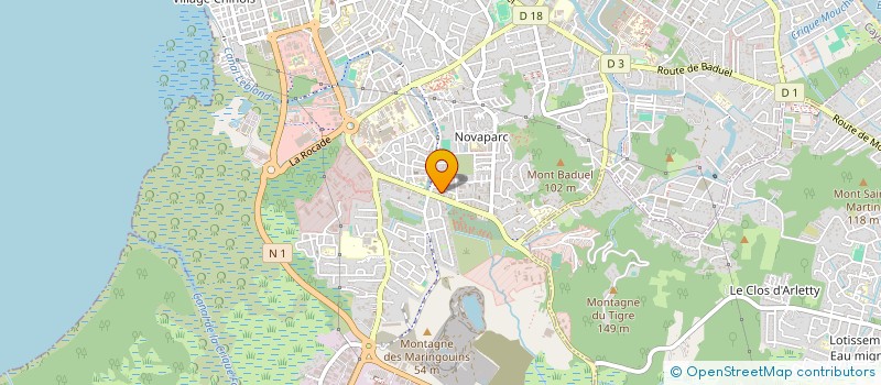 localisation de l'entreprise MONSIEUR LEO BANNAFOO  CAYENNE