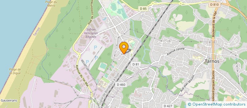 localisation de l'entreprise MONSIEUR LEO BARADEL  TARNOS