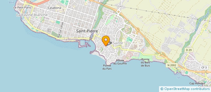 localisation de l'entreprise MONSIEUR LEO BARET à SAINT-PIERRE