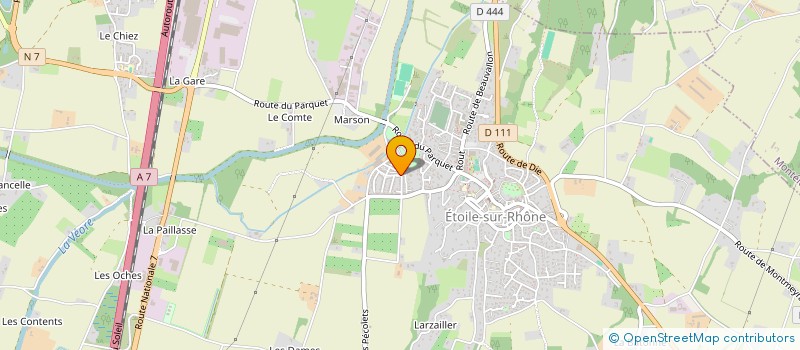 localisation de l'entreprise MONSIEUR LEO BARRAL à ETOILE-SUR-RHONE