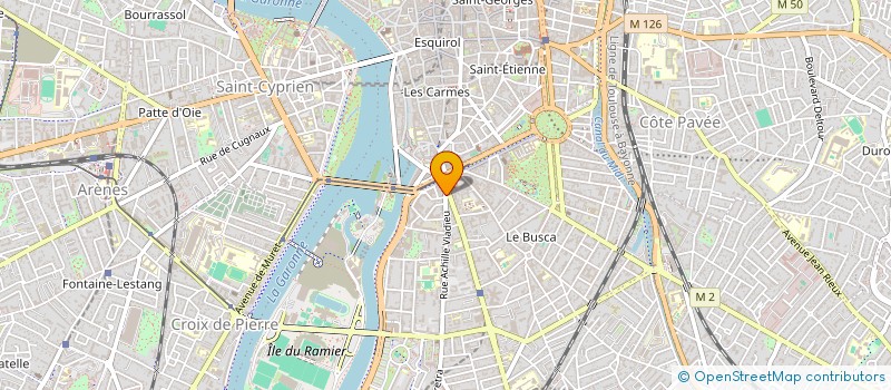 localisation de l'entreprise MONSIEUR LEO BARTHES  TOULOUSE