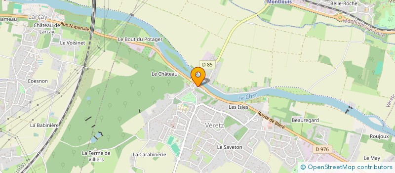 localisation de l'entreprise MONSIEUR LEO BAUDIN  VERETZ