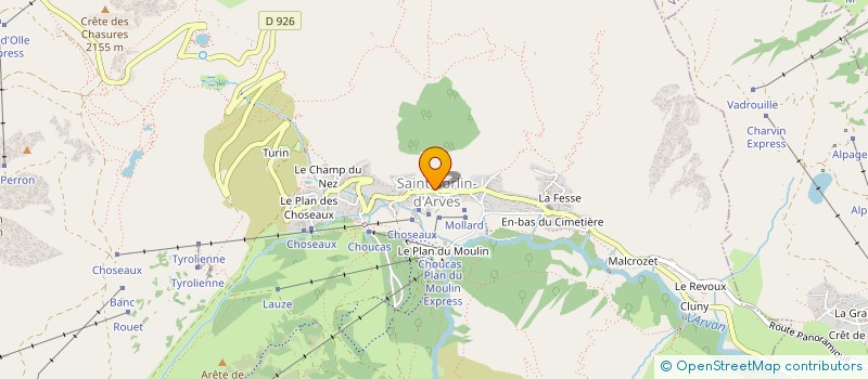 localisation de l'entreprise MONSIEUR LEO BAUDRAY  SAINT-SORLIN-D'ARVES