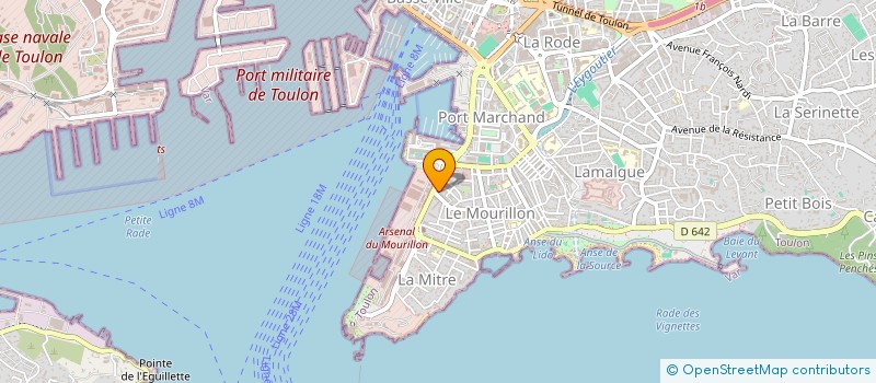 localisation de l'entreprise MONSIEUR LEO BELLOUX VANEL  TOULON