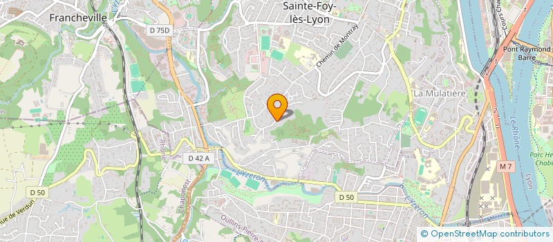 localisation de l'entreprise MONSIEUR LEO BENAISSA-LOIN à SAINTE-FOY-LES-LYON