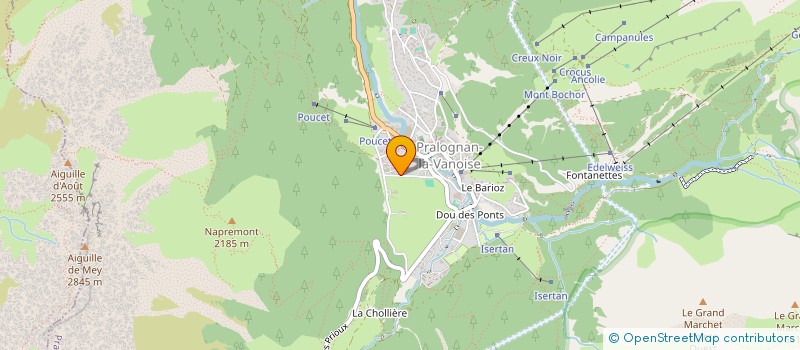 localisation de l'entreprise MONSIEUR LEO BENOIT à PRALOGNAN-LA-VANOISE