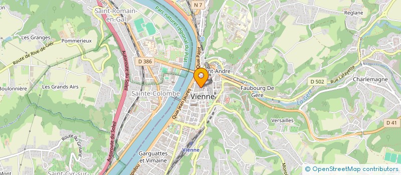 localisation de l'entreprise MONSIEUR LEO BENOUAR  VIENNE