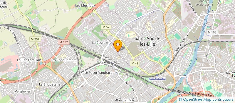 localisation de l'entreprise MONSIEUR LEO BERTRAND à LAMBERSART