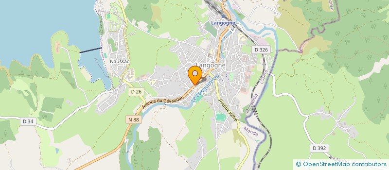 localisation de l'entreprise MONSIEUR LEO BERTUIT  LANGOGNE