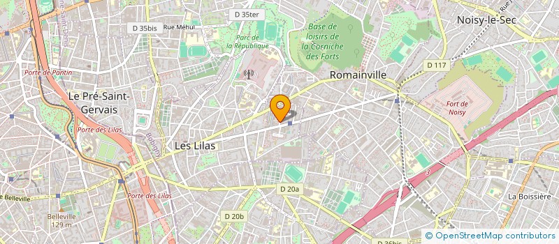 localisation de l'entreprise MONSIEUR LEO BESSAS à LES LILAS
