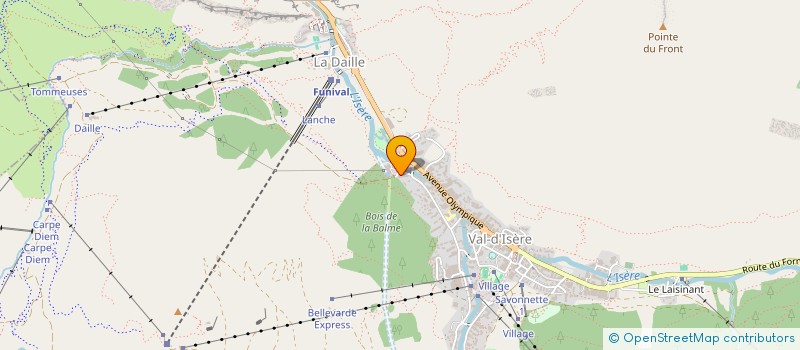 localisation de l'entreprise MONSIEUR LEO BIANCHI  VAL D'ISERE