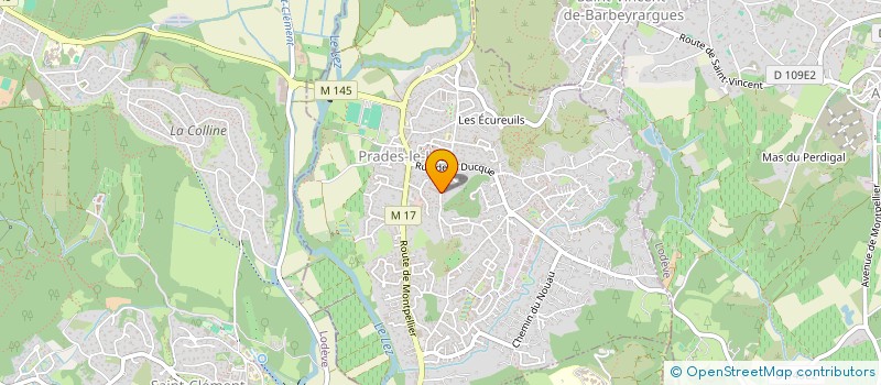 localisation de l'entreprise MONSIEUR LEO BLANC  PRADES-LE-LEZ