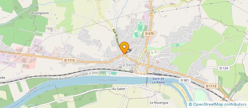 localisation de l'entreprise MONSIEUR LEO BLANCAN  LA REOLE