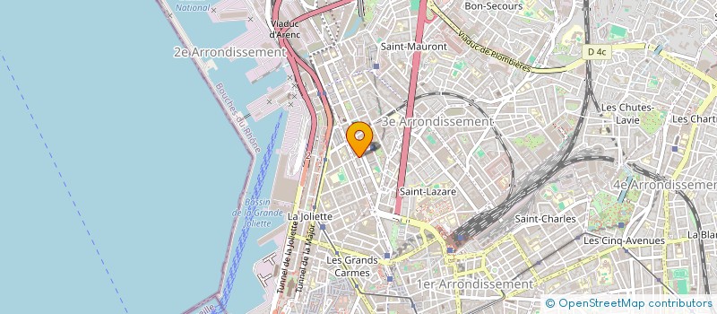 localisation de l'entreprise MONSIEUR LEO BLATRIX  MARSEILLE