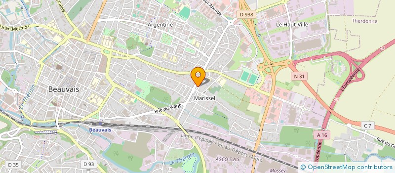 localisation de l'entreprise MONSIEUR LEO BLIARD  BEAUVAIS