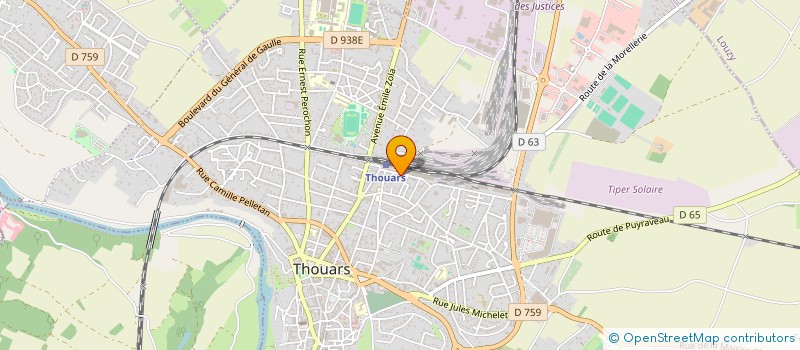 localisation de l'entreprise MONSIEUR LEO BODIN à THOUARS