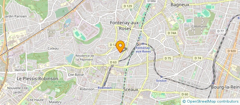 localisation de l'entreprise MONSIEUR LEO BOICHE  FONTENAY-AUX-ROSES