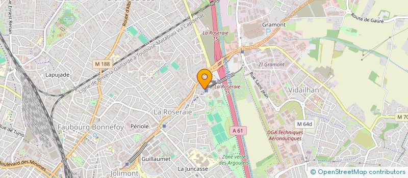 localisation de l'entreprise MONSIEUR LEO BORILLER  TOULOUSE