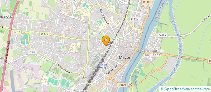 localisation de l'entreprise MONSIEUR LEO BOUDON à MACON