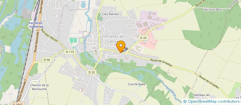 localisation de l'entreprise MONSIEUR LEO BOURGEOIS  FERRIERES-EN-GATINAIS