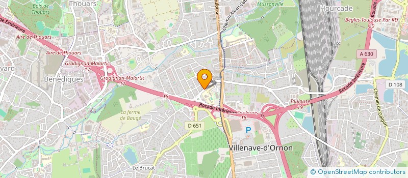 localisation de l'entreprise MONSIEUR LEO BOURGUIGNON  VILLENAVE-D'ORNON