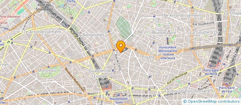 localisation de l'entreprise MONSIEUR LEO BOUSSON  PARIS