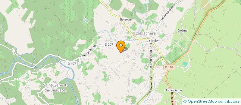 localisation de l'entreprise MONSIEUR LEO BRACCIALE  LABLACHERE