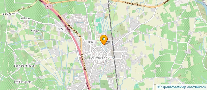 localisation de l'entreprise MONSIEUR LEO BRAHMI--LOUBATIER  COURTHEZON