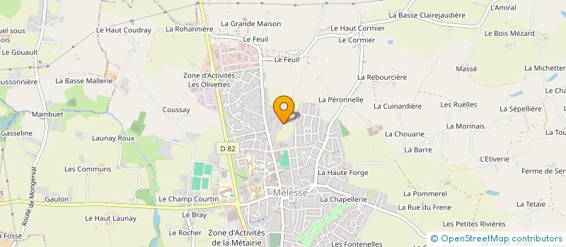 localisation de l'entreprise MONSIEUR LEO BRILLAULT à MELESSE