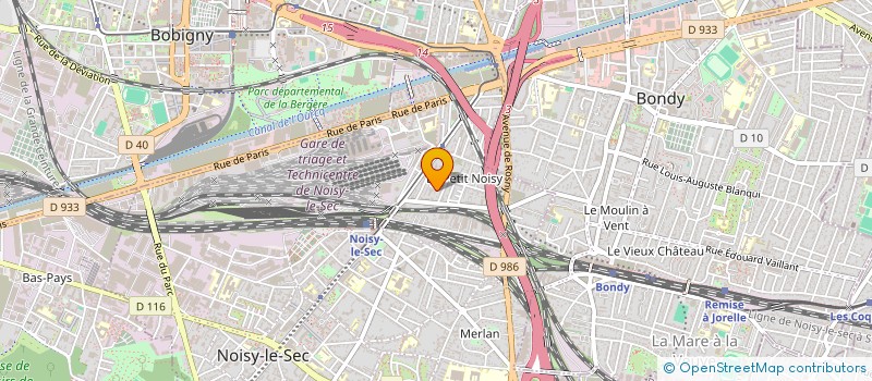 localisation de l'entreprise MONSIEUR LEO BRISSON  NOISY-LE-SEC