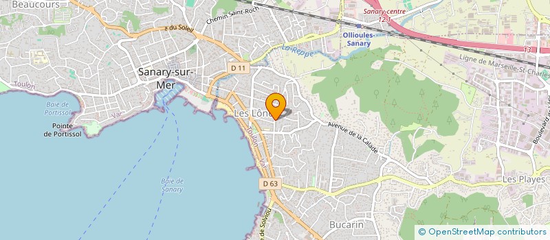 localisation de l'entreprise MONSIEUR LEO BROVEDANI à SIX-FOURS-LES-PLAGES