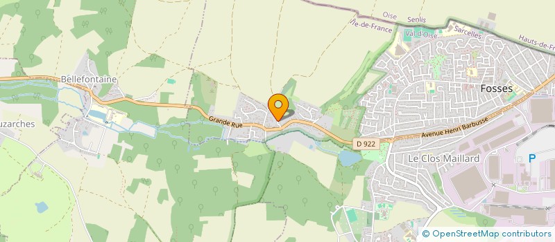 localisation de l'entreprise MONSIEUR LEO BRUANT  FOSSES