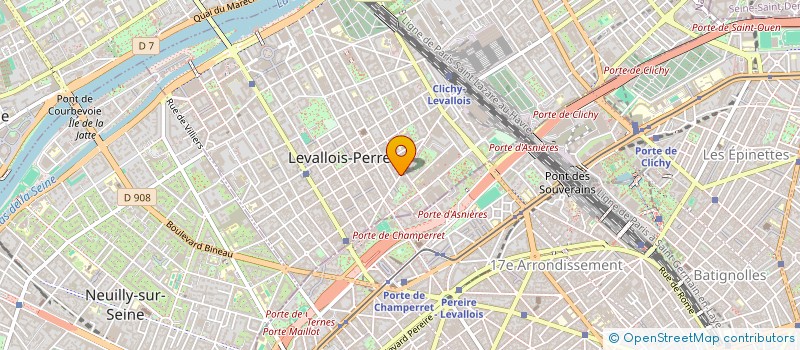 localisation de l'entreprise MONSIEUR LEO BUCHET à LEVALLOIS-PERRET