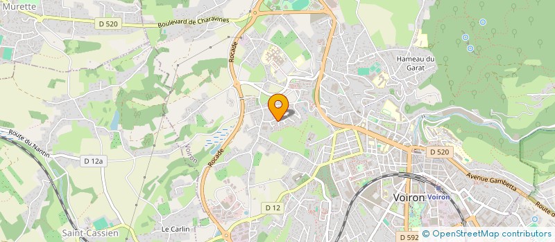 localisation de l'entreprise MONSIEUR LEO CABROL  VOIRON