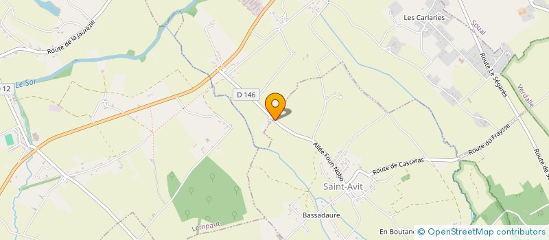 localisation de l'entreprise MONSIEUR LEO CABROL  SAINT-AVIT