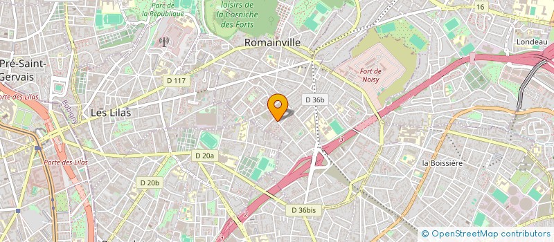 localisation de l'entreprise MONSIEUR LEO CALMEYN à ROMAINVILLE