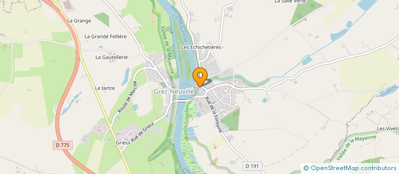 localisation de l'entreprise MONSIEUR LEO CAMPAIN  GREZ-NEUVILLE