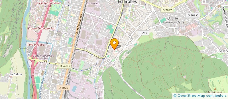 localisation de l'entreprise MONSIEUR LEO CANO à ECHIROLLES